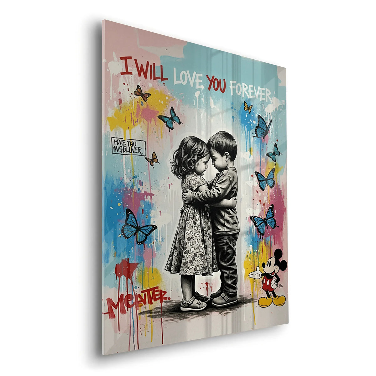 I Will Love You Forever - Acrylic - Jasmineart.ae