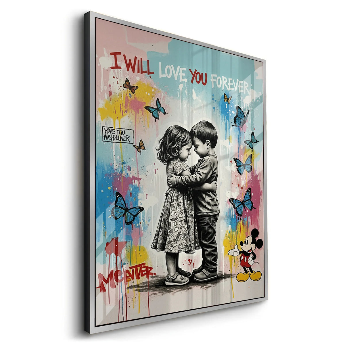 I Will Love You Forever - Acrylic - Jasmineart.ae