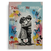 I Will Love You Forever - Canvas - Jasmineart.ae