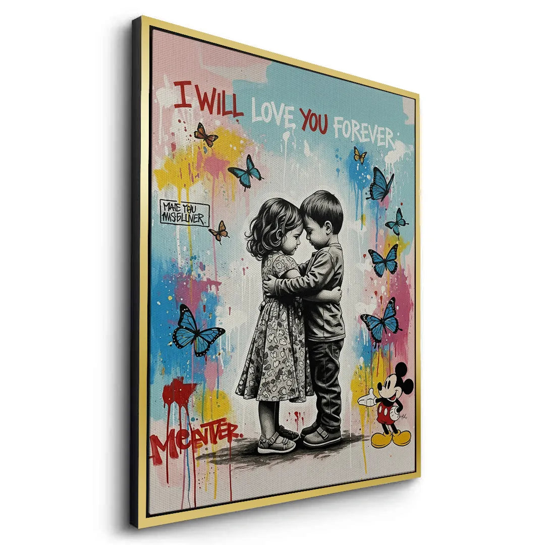 I Will Love You Forever - Canvas - Jasmineart.ae