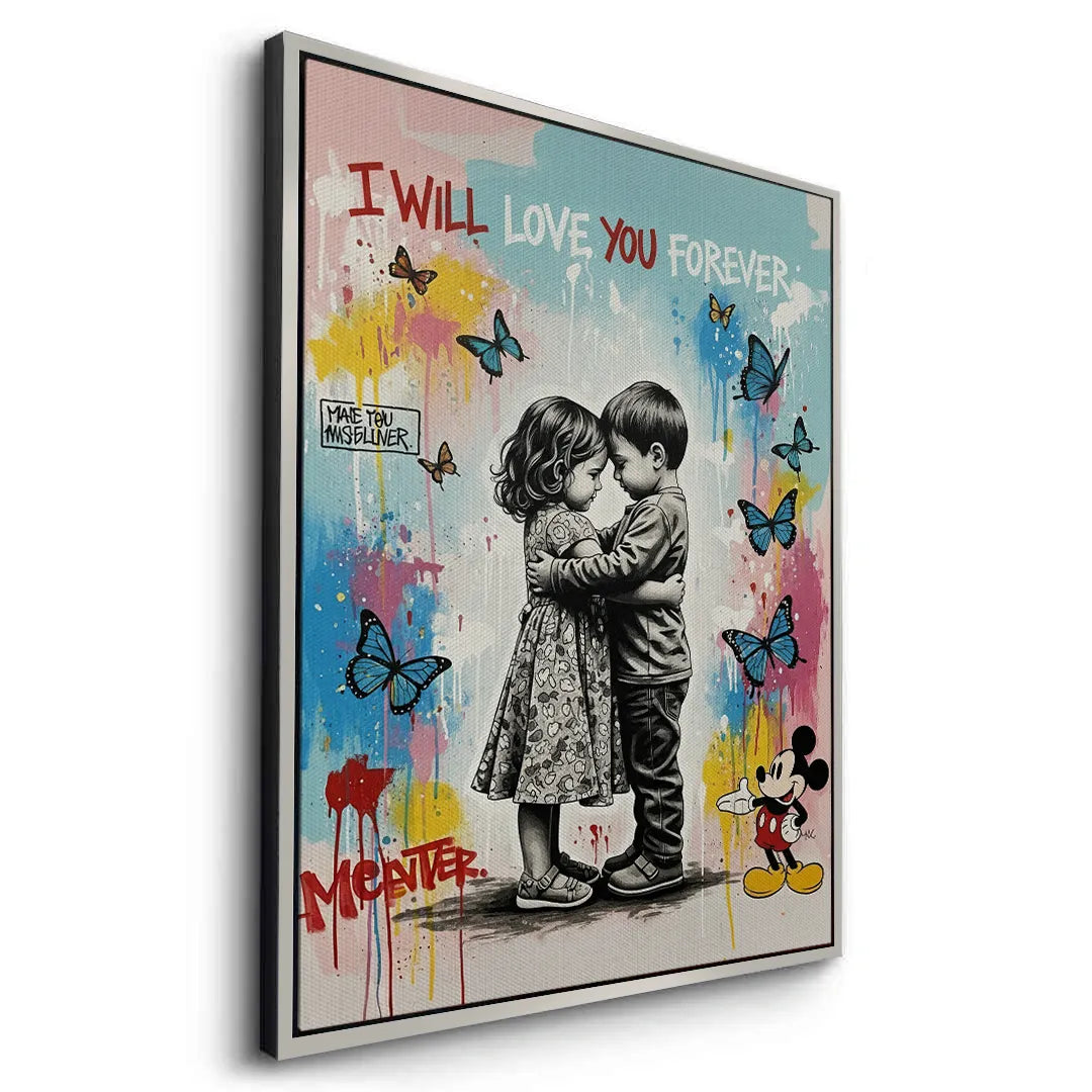 I Will Love You Forever - Canvas - Jasmineart.ae
