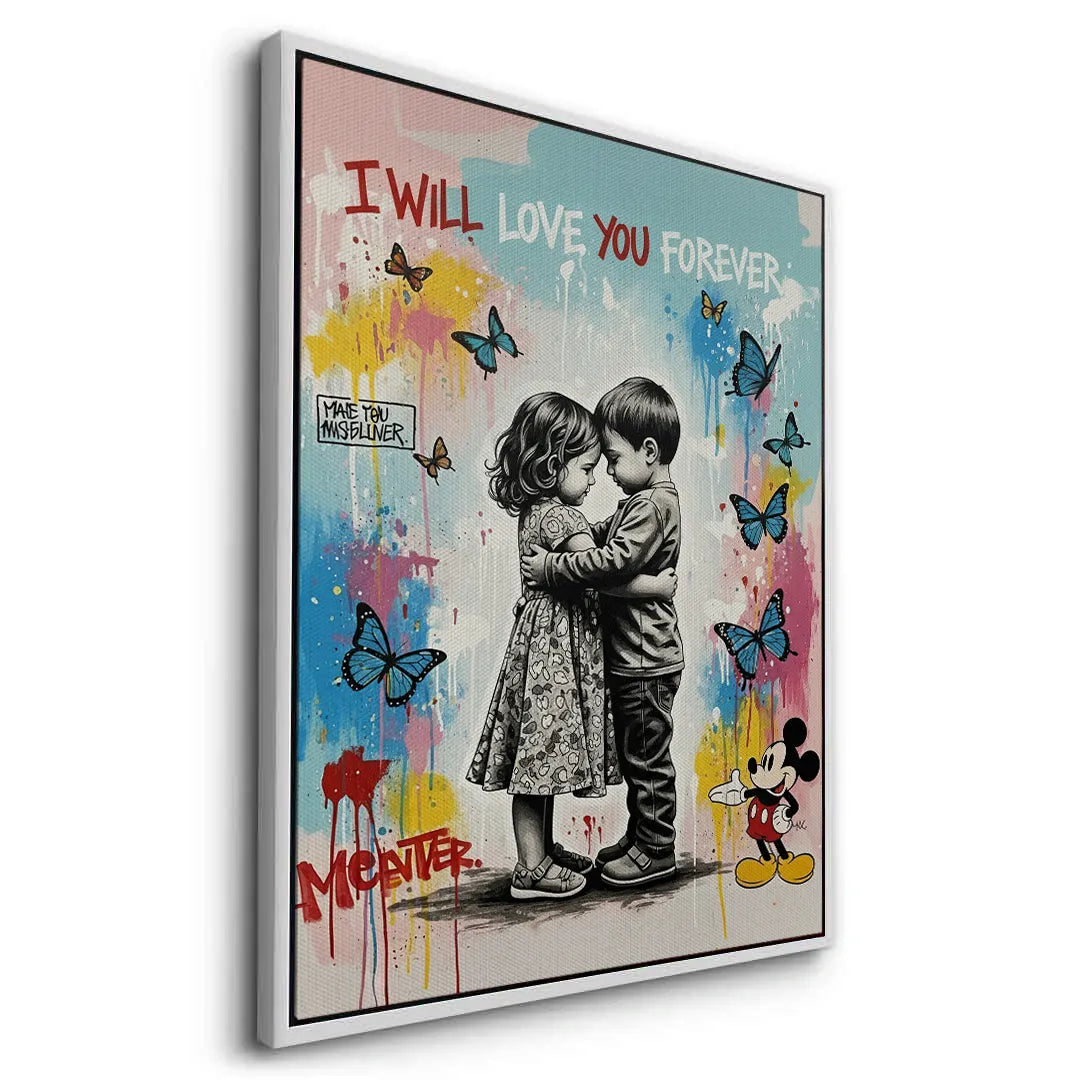I Will Love You Forever - Canvas - Jasmineart.ae