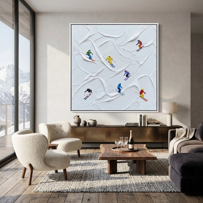 Impasto Skiers #IS440