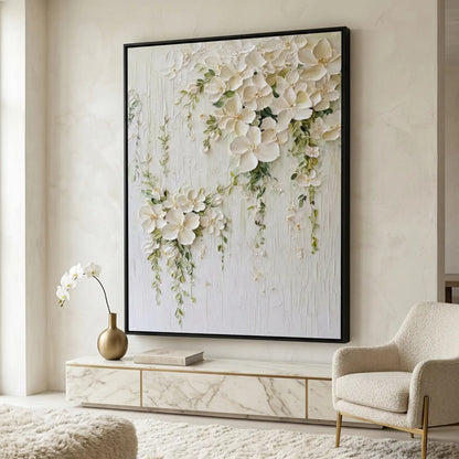Impasto White Blossoms #IWB895