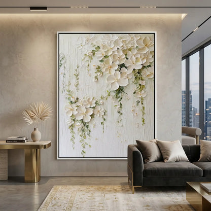 Impasto White Blossoms #IWB895