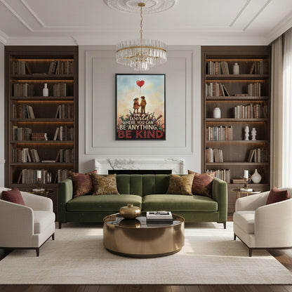 In a World Where You Can Be Anything Be Kind - Canvas