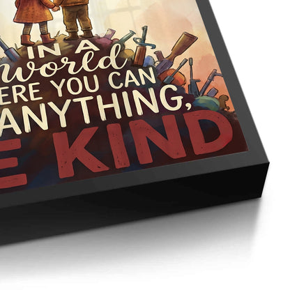 In a World Where You Can Be Anything Be Kind - Fine Art