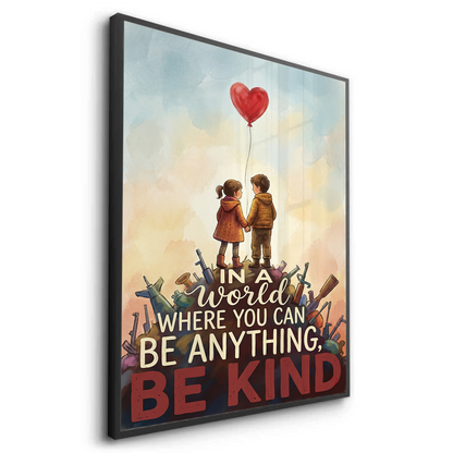 In a World Where You Can Be Anything Be Kind - Fine Art