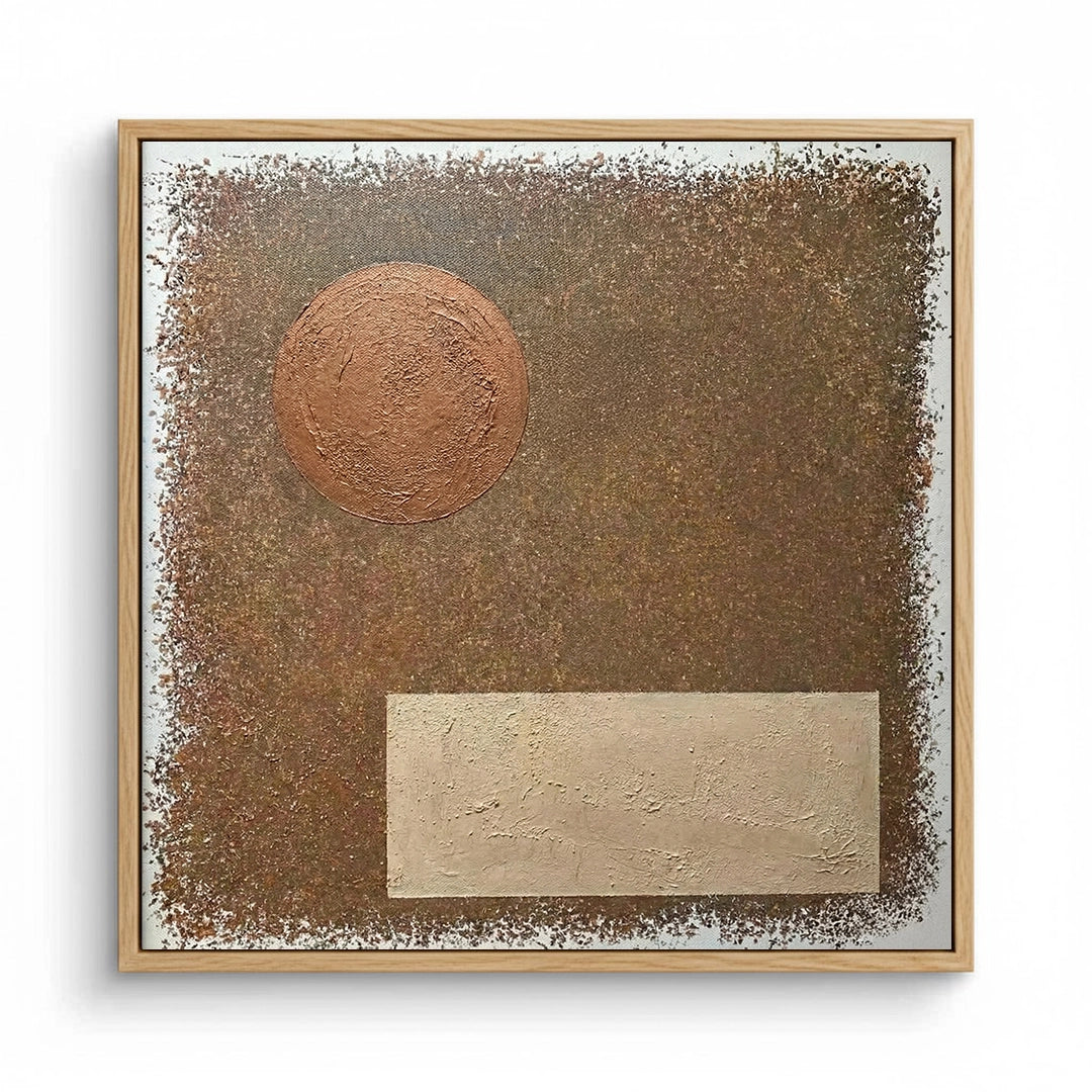 2Industrial Bronze Shapes Painting #IBSH220