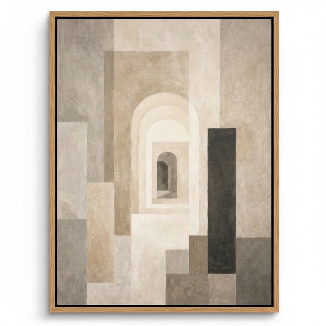 Close-up of InfiniteArchesAbstract 3D textured wall panel showing rhythmic arched patterns for luxury Dubai interiors.