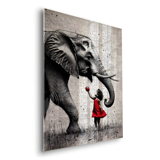 Innocent Meets Strength - Acrylic