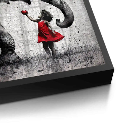 Innocent Meets Strength - Fine Art