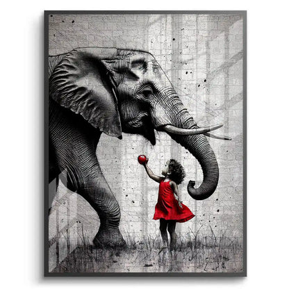 Innocent Meets Strength - Fine Art