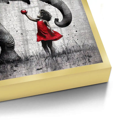 Innocent Meets Strength - Fine Art