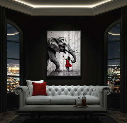 Innocent Meets Strength - Fine Art