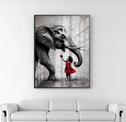 Innocent Meets Strength - Fine Art