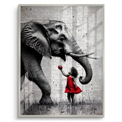 Innocent Meets Strength - Fine Art