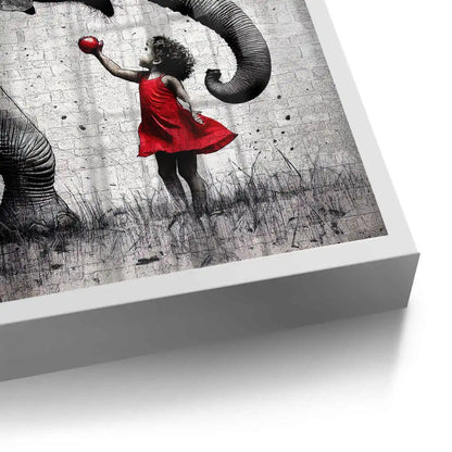 Innocent Meets Strength - Fine Art
