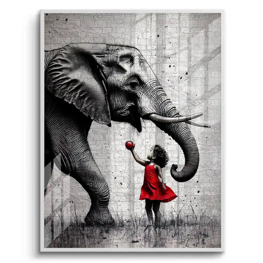 Innocent Meets Strength - Fine Art
