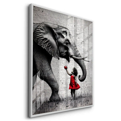 Innocent Meets Strength - Fine Art