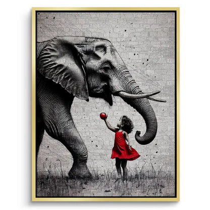 Innocent Meets Strength - Canvas