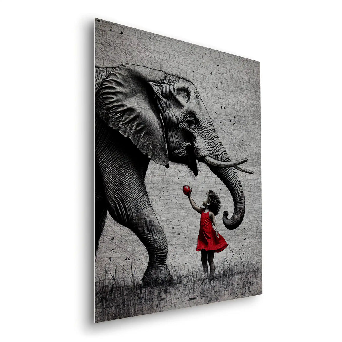 Innocent Meets Strength - Metal - Jasmineart.ae