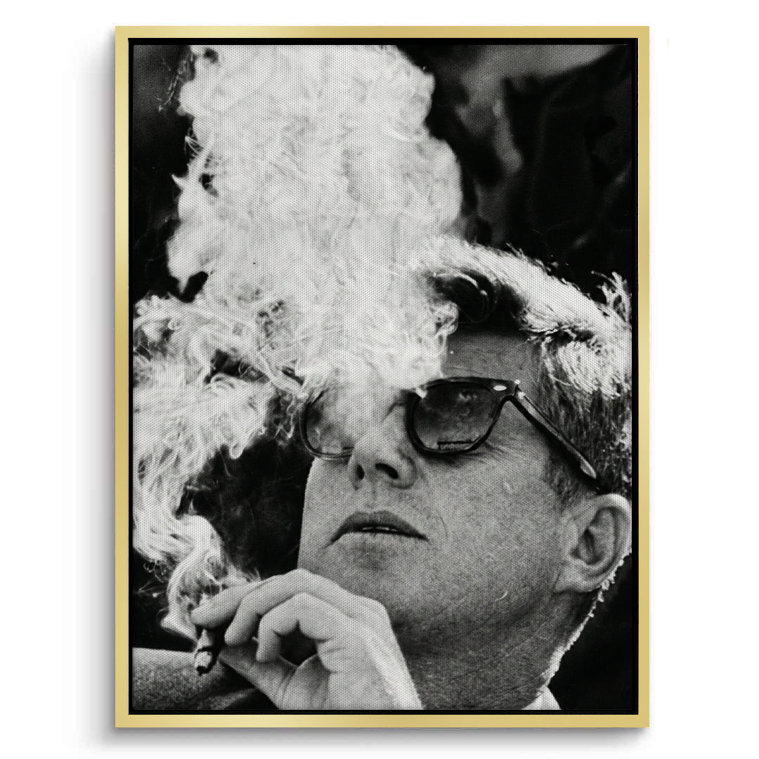 2JFK The Smoke Break - Canvas