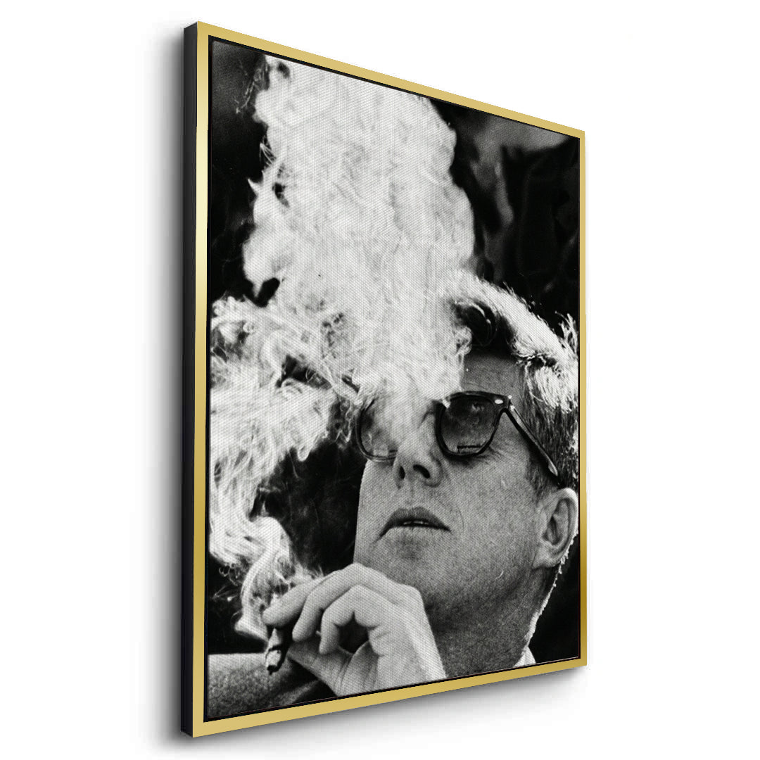 2JFK The Smoke Break - Canvas