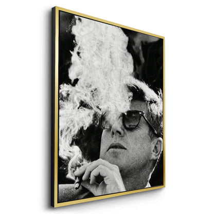 JFK The Smoke Break - Canvas