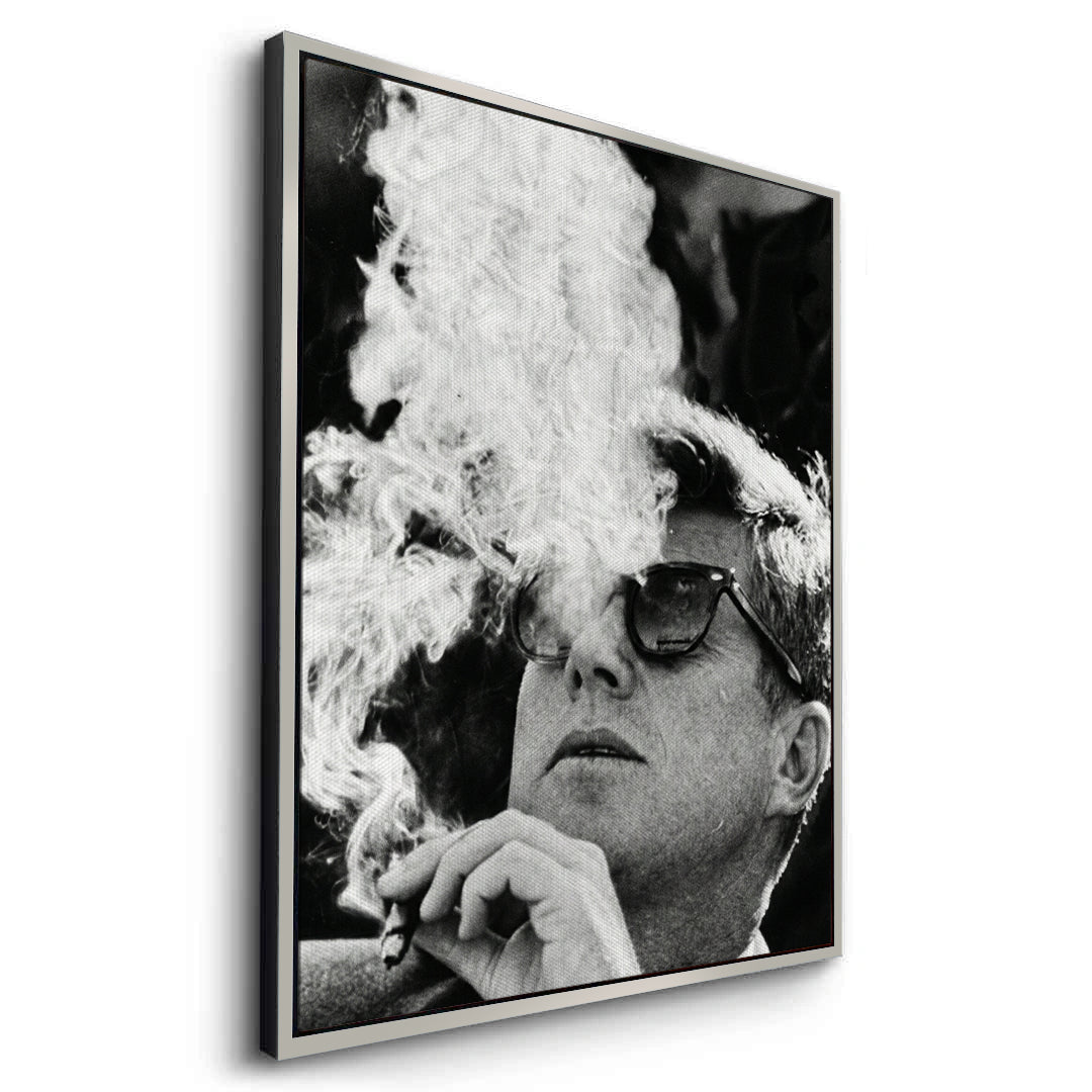 2JFK The Smoke Break - Canvas