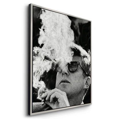 JFK The Smoke Break - Canvas