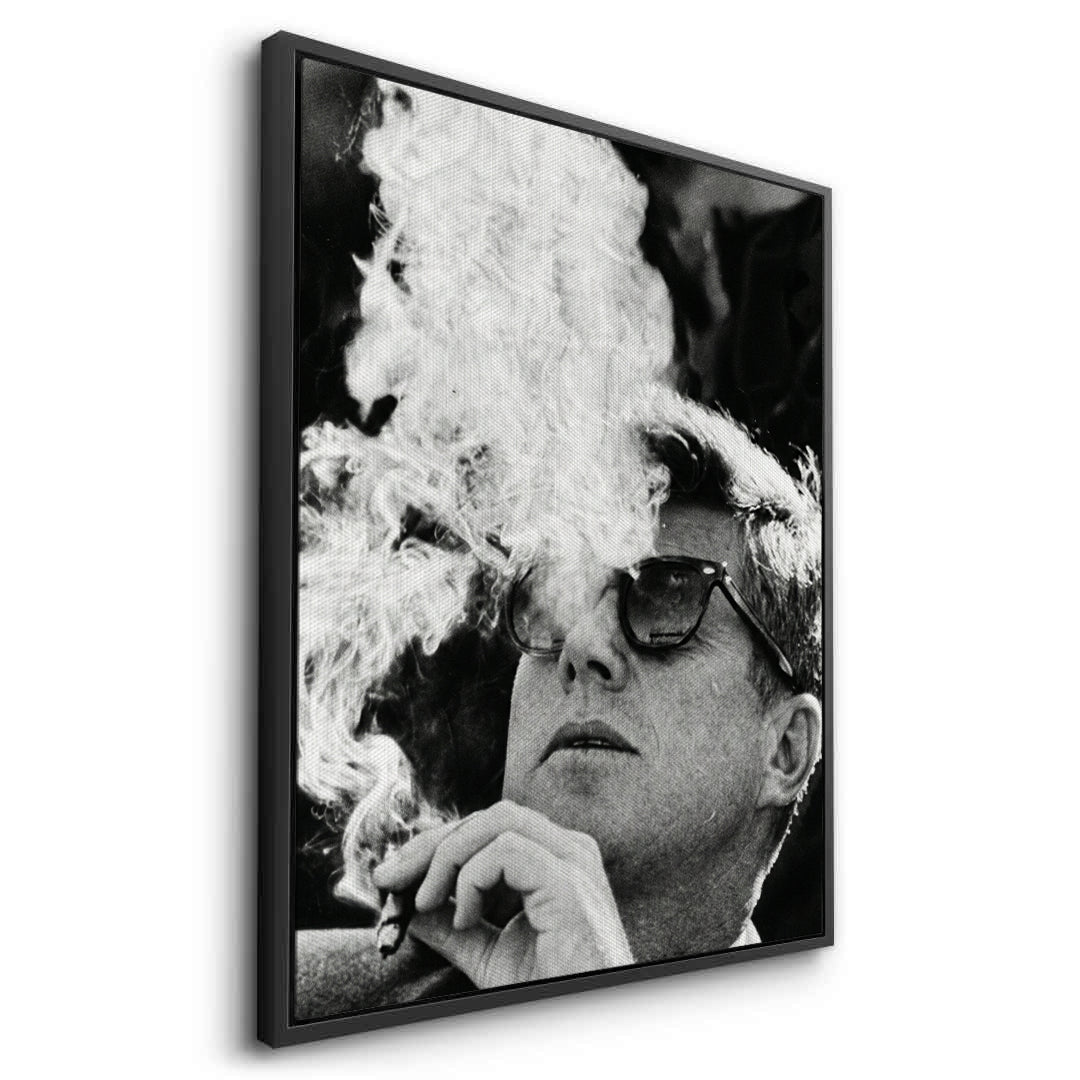 2JFK The Smoke Break - Canvas