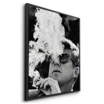 JFK The Smoke Break - Canvas