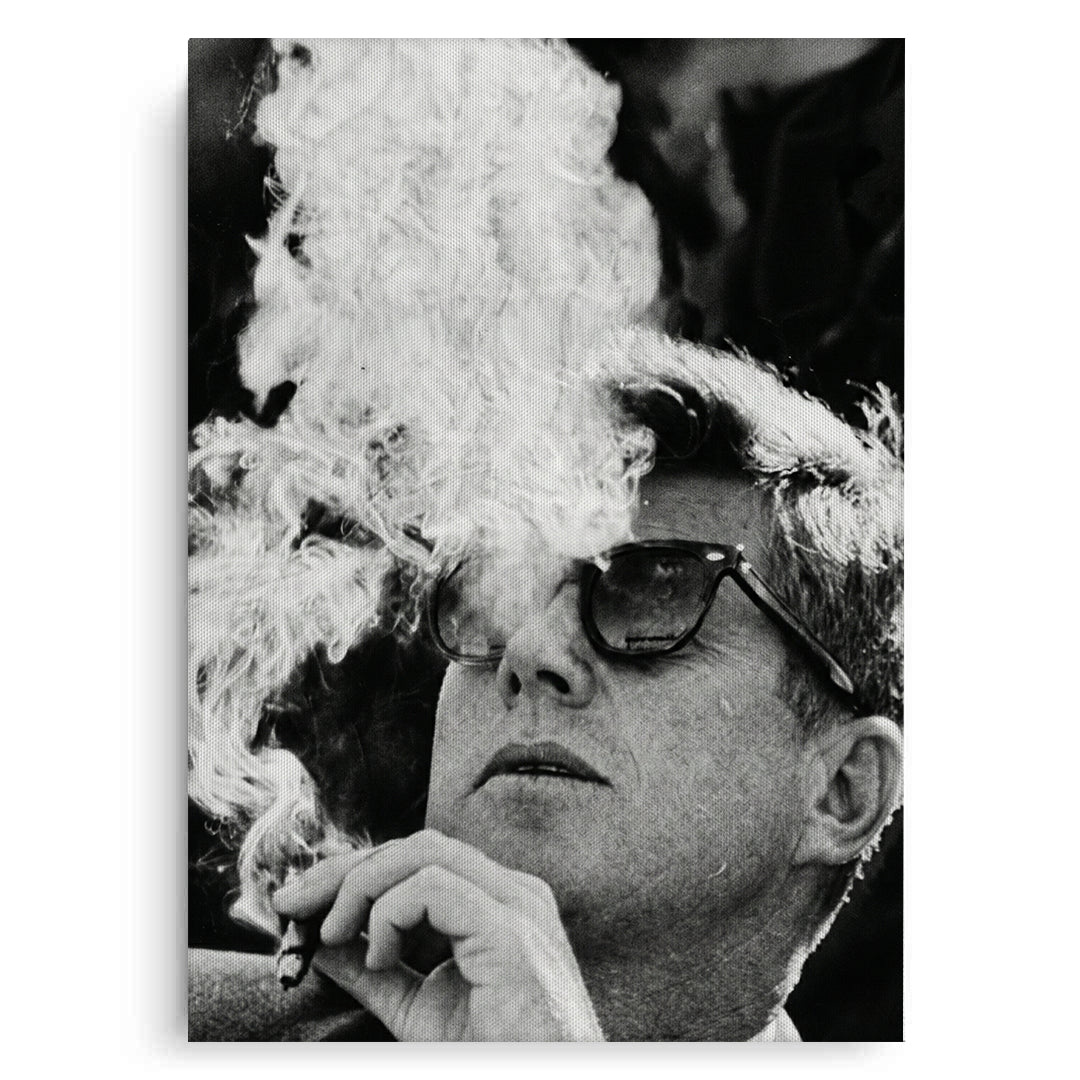 2JFK The Smoke Break - Canvas