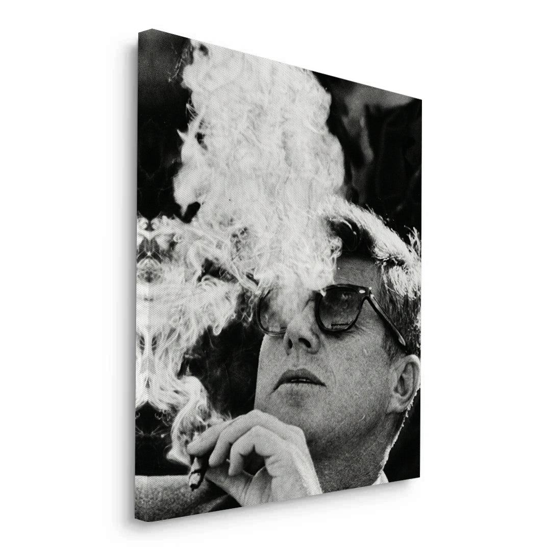2JFK The Smoke Break - Canvas