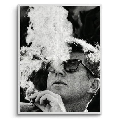 JFK The Smoke Break - Fine Art