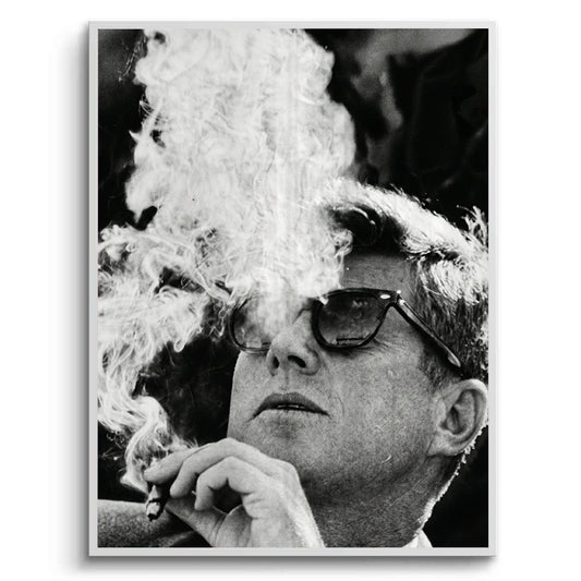 JFK The Smoke Break - Fine Art