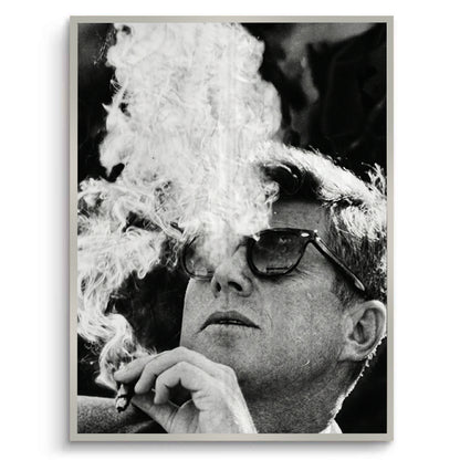 JFK The Smoke Break - Fine Art