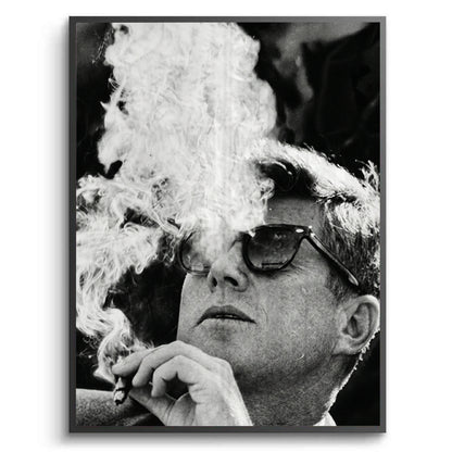 JFK The Smoke Break - Fine Art