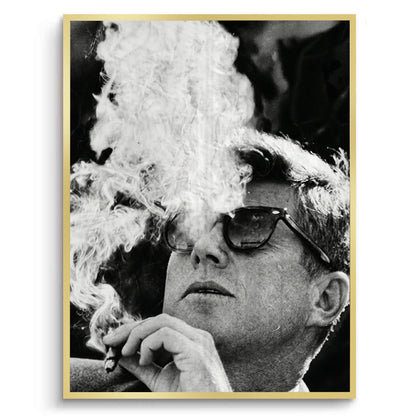 JFK The Smoke Break - Fine Art