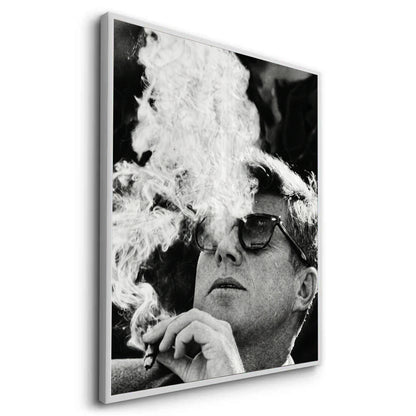 JFK The Smoke Break - Fine Art