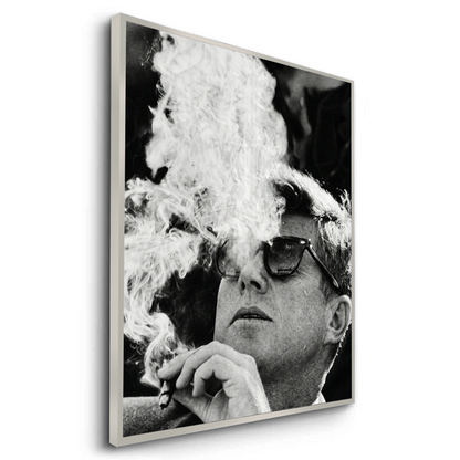 JFK The Smoke Break - Fine Art