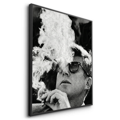 JFK The Smoke Break - Fine Art