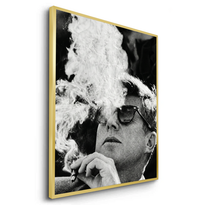 JFK The Smoke Break - Fine Art