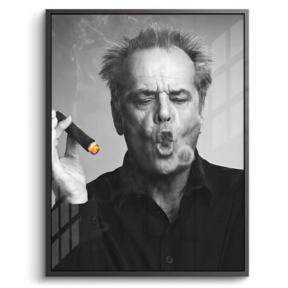 Jack Nicholson Cigar - Acrylic