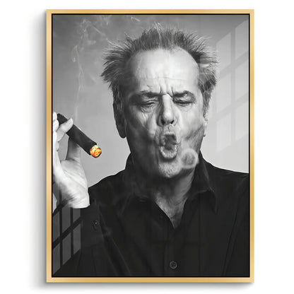 Jack Nicholson Cigar - Acrylic
