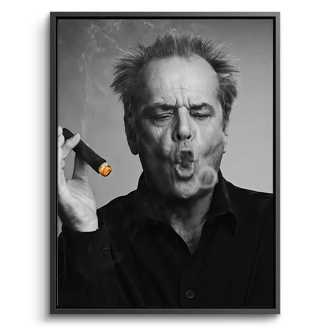 2Jack Nicholson Cigar - Canvas