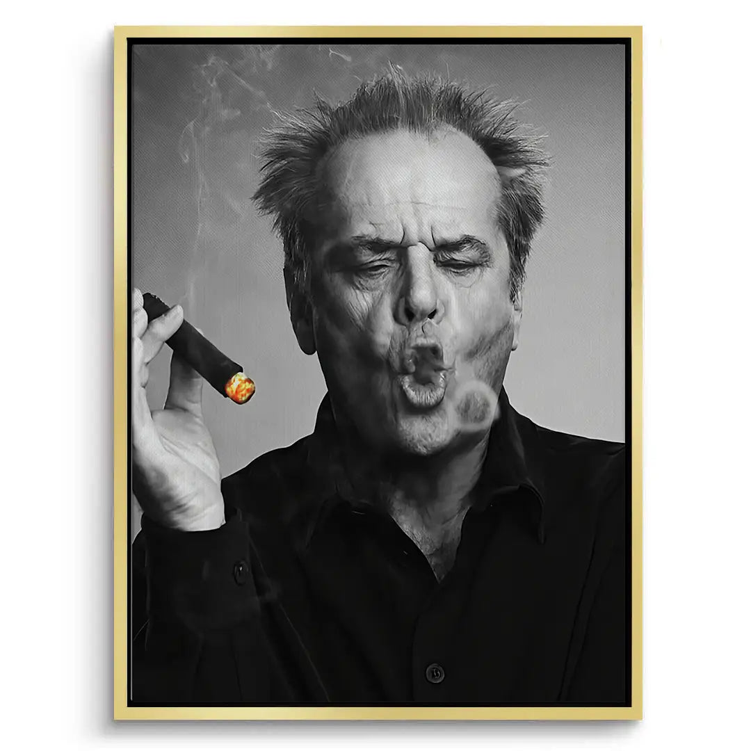 2Jack Nicholson Cigar - Canvas