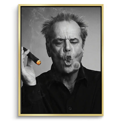 Jack Nicholson Cigar - Canvas