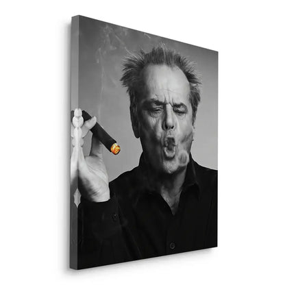 Jack Nicholson Cigar - Canvas